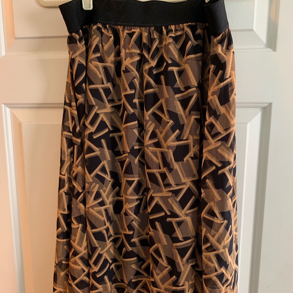 Lola skirt - chiffon overlay